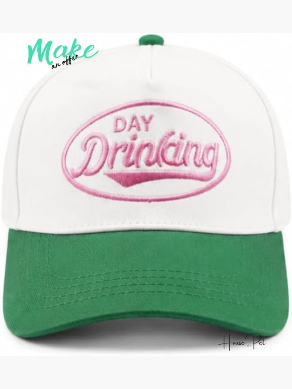 Vintage Embroidered Lettering Dad Hat Snapback Adjustable Low Profile Baseball
